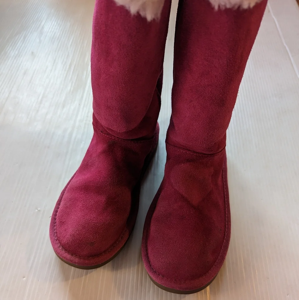 KOOLABURRA by UGG pink tall winter boots youth size 3